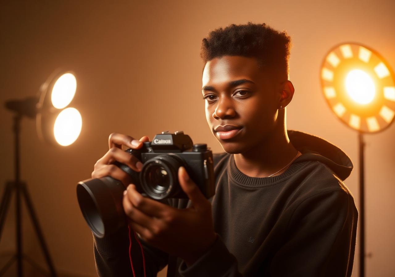 Young photographer